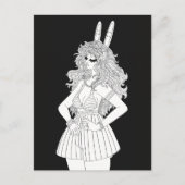 Carte Postale Anthro de lapin (Devant)