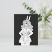Carte Postale Anthro de lapin (Debout devant)
