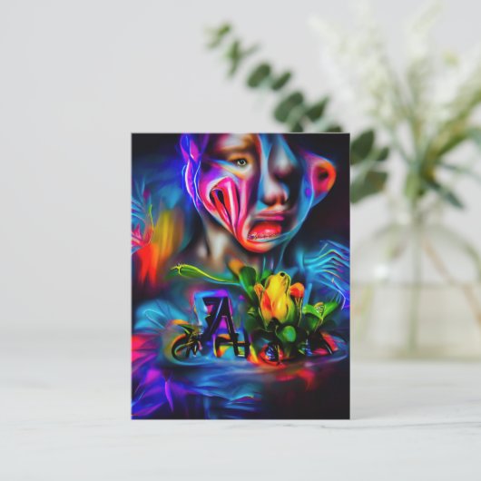 Carte Postale Anthrophobie 2 (Debout devant)