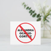 Carte Postale Anti Alexandria Ocasio-Cortez (Debout devant)
