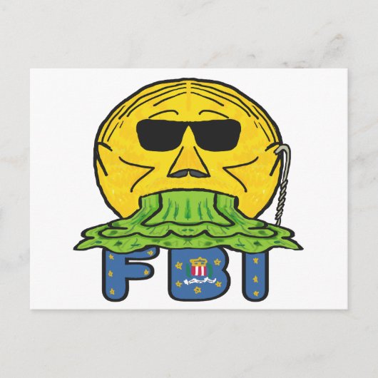 Carte Postale Anti FBI (Devant)