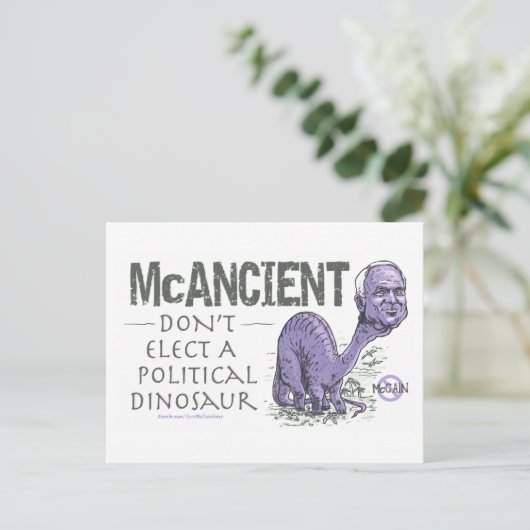 Carte Postale Anti McCain McAncient (Debout devant)