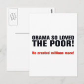 Carte Postale Anti Obama (Devant / Derrière)
