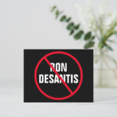 Carte Postale Anti Ron DeSantis Politique (Debout devant)