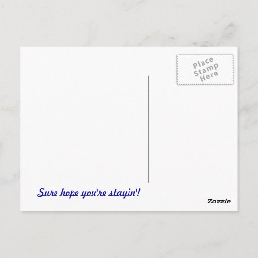 Carte Postale Anti-tabagisme - (Dos)