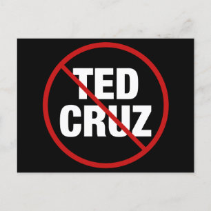 Carte Postale Anti Ted Cruz Texas Democratique