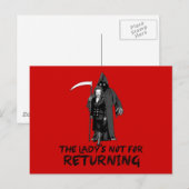 Carte Postale Anti Thatcher (Devant / Derrière)