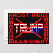 Carte Postale Anti Trump (Devant / Derrière)
