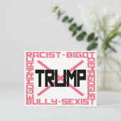 Carte postale anti-Trump (Debout devant)