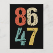 Carte Postale Anti-Trump - 86 47 I (Devant)