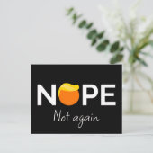 Carte Postale Anti-Trump - Non, pas encore moi (Debout devant)