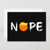 Carte Postale Anti-Trump - Nope Edition II (Devant / Derrière)