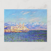 Carte Postale Antibes, Effet après-midi, 1888 Claude Monet cool, (Devant)