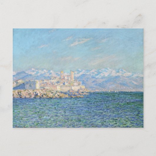Carte Postale Antibes, Effet après-midi - Claude Monet (Devant)