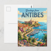 Carte Postale Antibes France (Devant / Derrière)