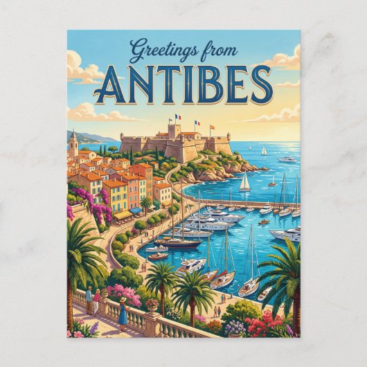 Carte Postale Antibes France (Devant)