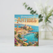Carte Postale Antibes France (Debout devant)