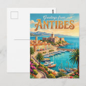 Carte Postale Antibes France (Devant / Derrière)