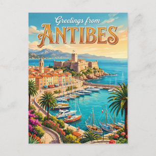 Carte Postale Antibes France
