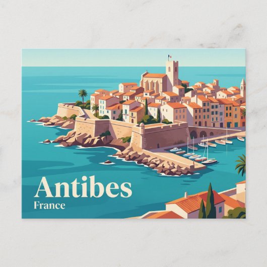 Carte Postale Antibes France (Devant)