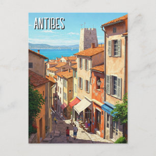 Carte Postale Antibes France Travel