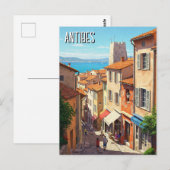 Carte Postale Antibes France Travel (Devant / Derrière)
