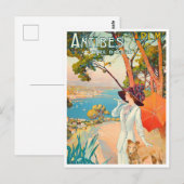 Carte Postale Antibes France voyage vintage (Devant / Derrière)