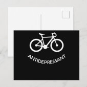 Carte Postale antidépresseur à vélo (Devant / Derrière)