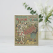 CARTE POSTALE ANTIGO CARTAZ DE CIRCO (Debout devant)