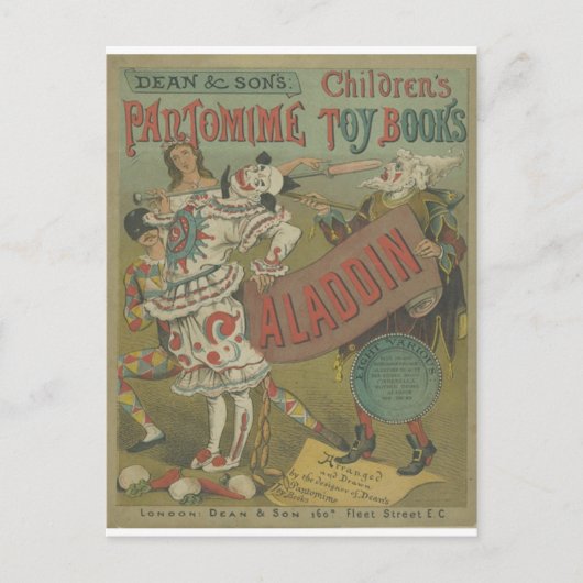 CARTE POSTALE ANTIGO CARTAZ DE CIRCO (Devant)