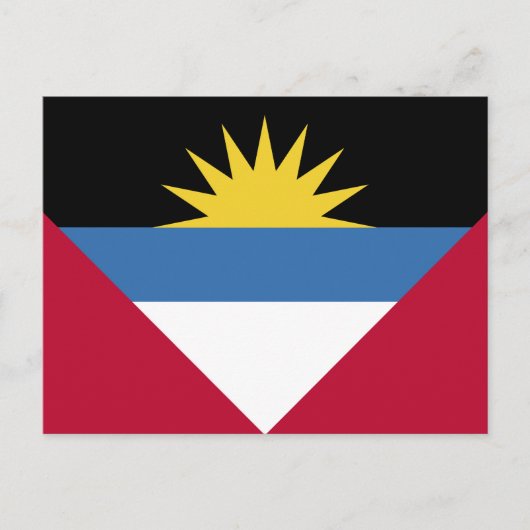Carte Postale Antigua et Barbuda Flag (Devant)