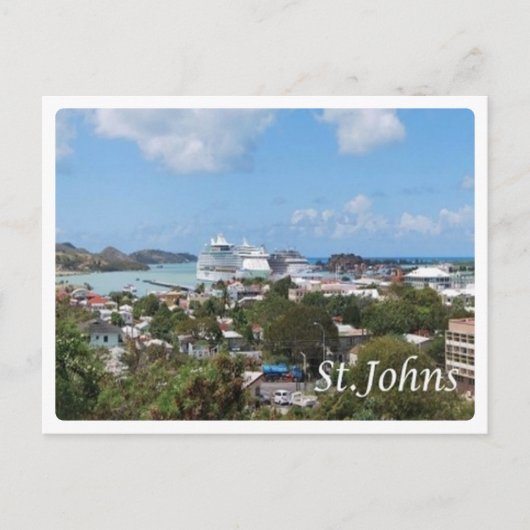 Carte Postale Antigua-et-Barbuda - Saint-Jean - (Devant)