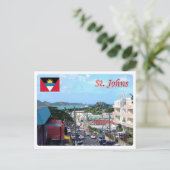 Carte Postale Antigua-et-Barbuda - Saint-Jean - (Debout devant)