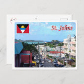 Carte Postale Antigua-et-Barbuda - Saint-Jean - (Devant / Derrière)