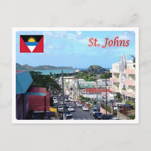 Carte Postale Antigua-et-Barbuda - Saint-Jean - (Devant)