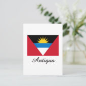 Carte Postale Antigua Flag Design (Debout devant)