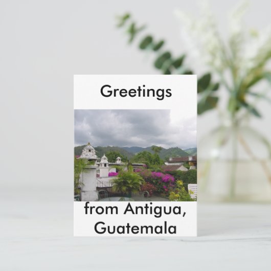 Carte Postale Antigua, Guatemala (Debout devant)