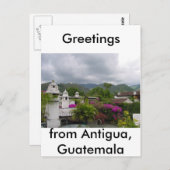 Carte Postale Antigua, Guatemala (Devant / Derrière)