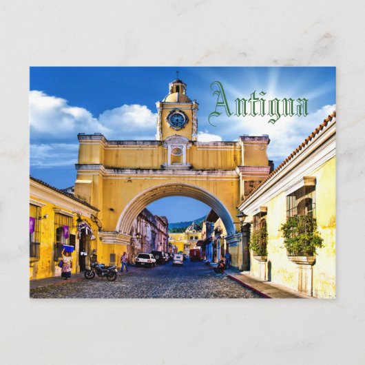 Carte Postale Antigua, Guatemala, Central America (Devant)