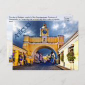 Carte Postale Antigua, Guatemala, Central America (Devant / Derrière)