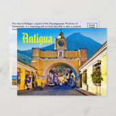 Carte Postale Antigua, Guatemala, Central America (Devant / Derrière)
