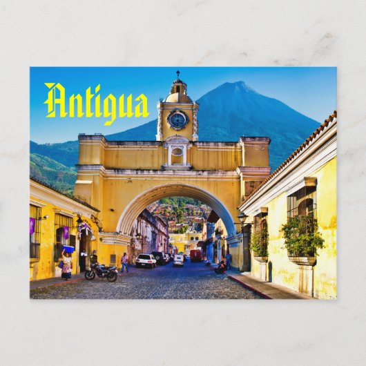 Carte Postale Antigua, Guatemala, Central America (Devant)