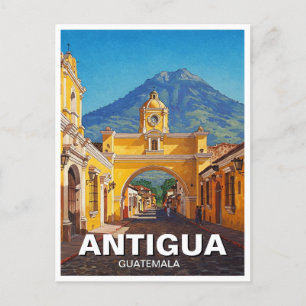 Carte Postale Antigua Guatemala Travel
