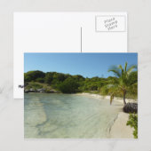 Carte Postale Antiguan Beach Beautiful Tropical Landscape (Devant / Derrière)