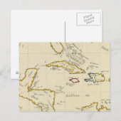 Carte Postale Antilles (Devant / Derrière)