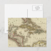 Carte Postale Antilles Amérique centrale (Devant / Derrière)