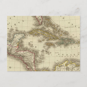 Carte Postale Antilles Amérique centrale