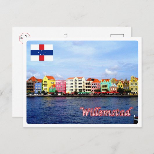 Carte Postale Antilles Pays-Bas - Willemstad - (Devant / Derrière)