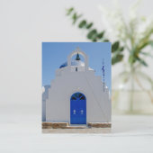 Carte Postale Antiparos Blue and White Chapel (Debout devant)