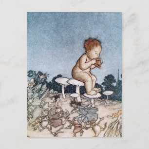Carte Postale Antique Arthur Rackham Peter Pan